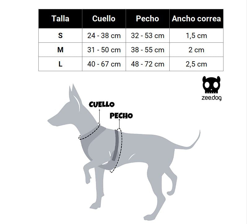 Arnés para perro Zeedog Rosa