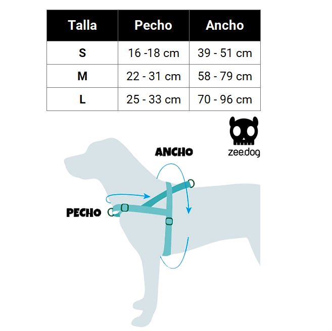 Arnés para perro Zeedog Antitirones