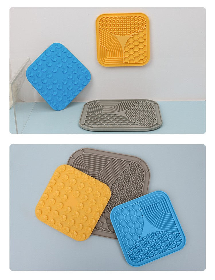 Licking mat para perros y gatos, plato para comida
