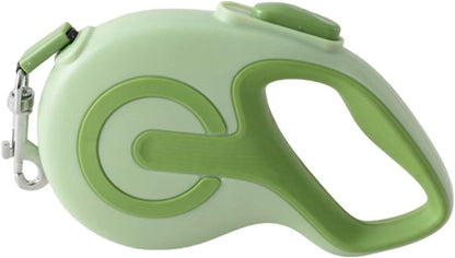 correa retráctil verde