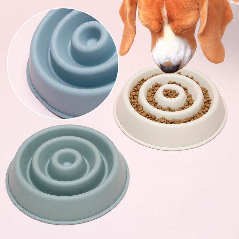 Plato anti ahogo de silicona para perros