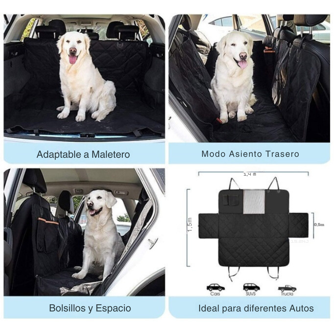 cubre asiento para mascotas